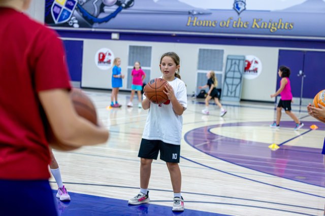 Girls at the Junior Coyotes free All Girls Camp in Kelowna