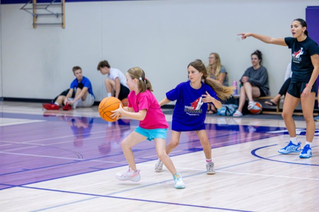 Girls at the Junior Coyotes free All Girls Camp in Kelowna