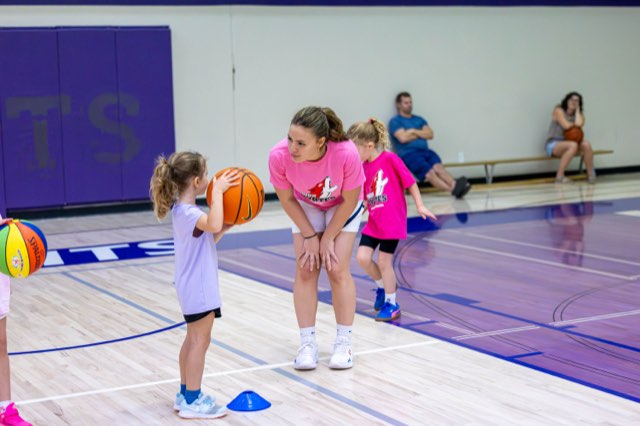 Girls at the Junior Coyotes free All Girls Camp in Kelowna