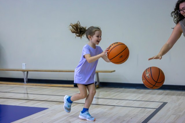 Girls at the Junior Coyotes free All Girls Camp in Kelowna