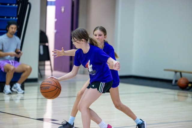 Girls at the Junior Coyotes free All Girls Camp in Kelowna