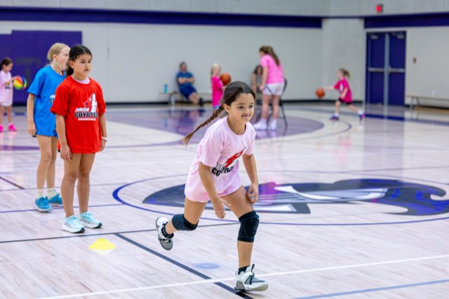 Girls at the Junior Coyotes free All Girls Camp in Kelowna