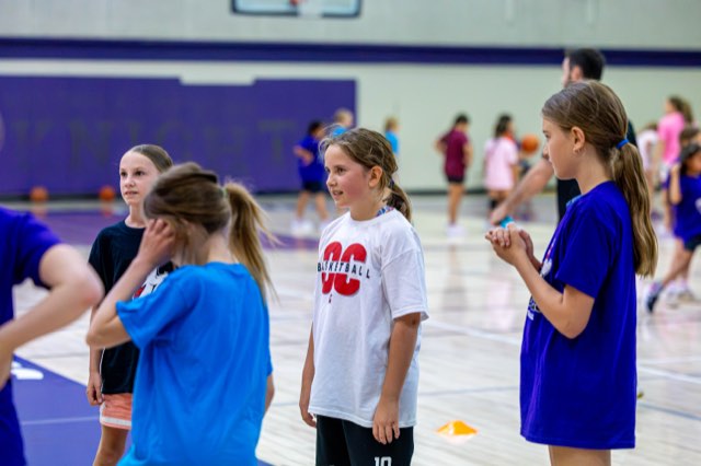 Girls at the Junior Coyotes free All Girls Camp in Kelowna